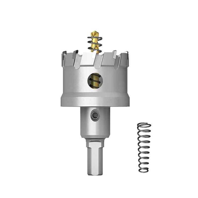 GSTK Upgrade Heavy Duty Carbide Hole Saw, Metal Steel Hole Saw Drill Bit,TCT Hole Cutter-Alloy Hardness Upgrade, Life Upgrade,Use for Stainless Steel, mild Steel, Iron, Copper,etc (44mm|1-3/4") - Image 1